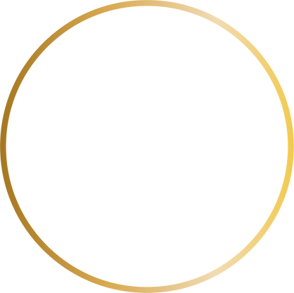 Gradient Gold Round Frame